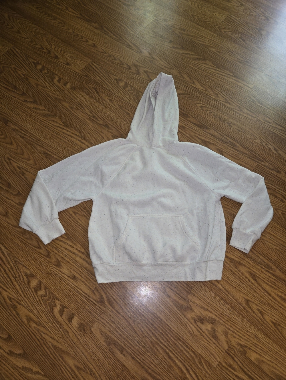 Women's DSG Oversizsd Speckled Cream Hoodie
